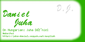daniel juha business card